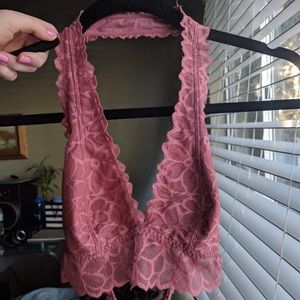 Love Pink Halter Bralette